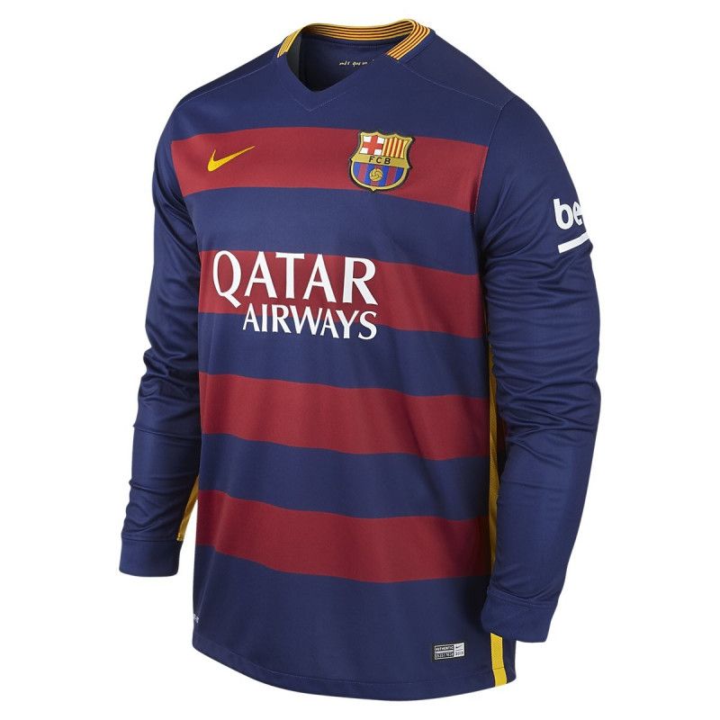 Fc Barca Stadium Home 2015-2016 - Tee-Shirt Homme Textile - Bleu TEE-SHIRT HOMME TEXTILE Nike