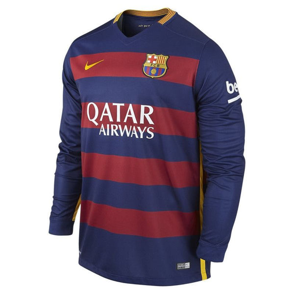Fc Barca Stadium Home 2015-2016 - Tee-Shirt Homme Textile - Bleu TEE-SHIRT HOMME TEXTILE Nike