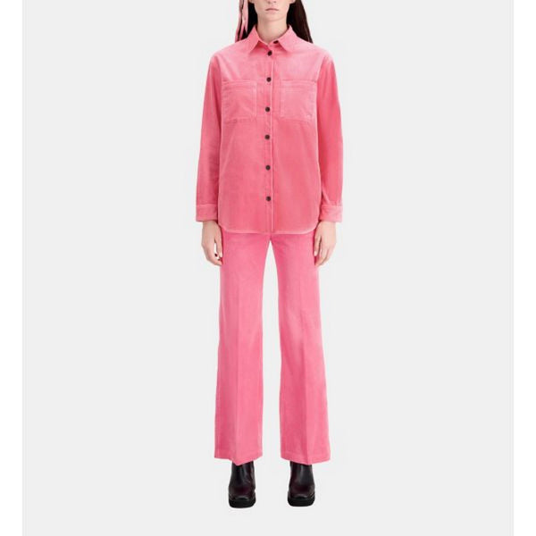 The Kooples - Surchemise En Velours - Rose - Femme