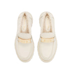 Mocassins Dior Leather - Cream - Femme