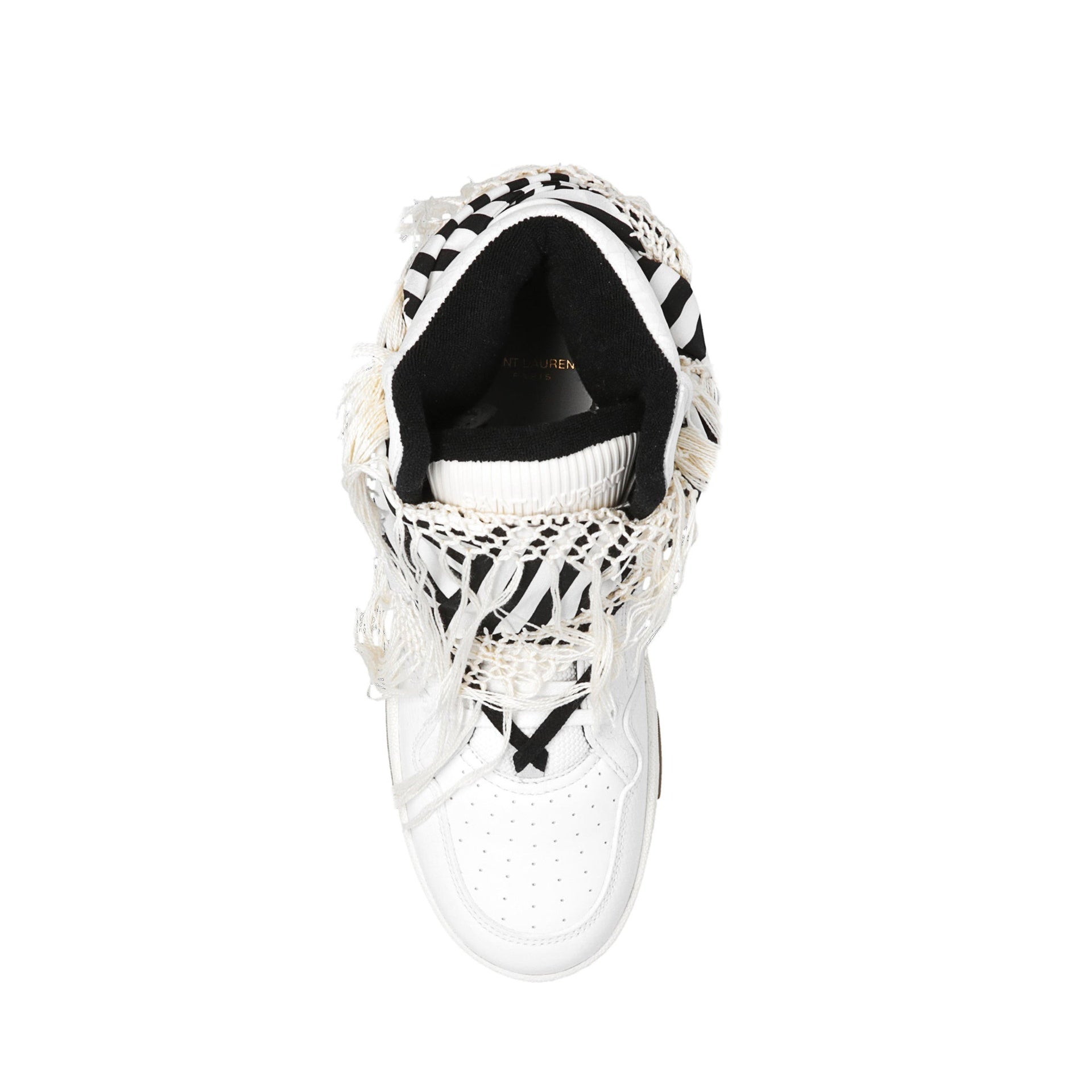 Baskets Saint Laurent Smith Leather - White - Femme