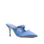 Mules Manolo Blahnik Camparimu Jewel 070 - Blue - Femme