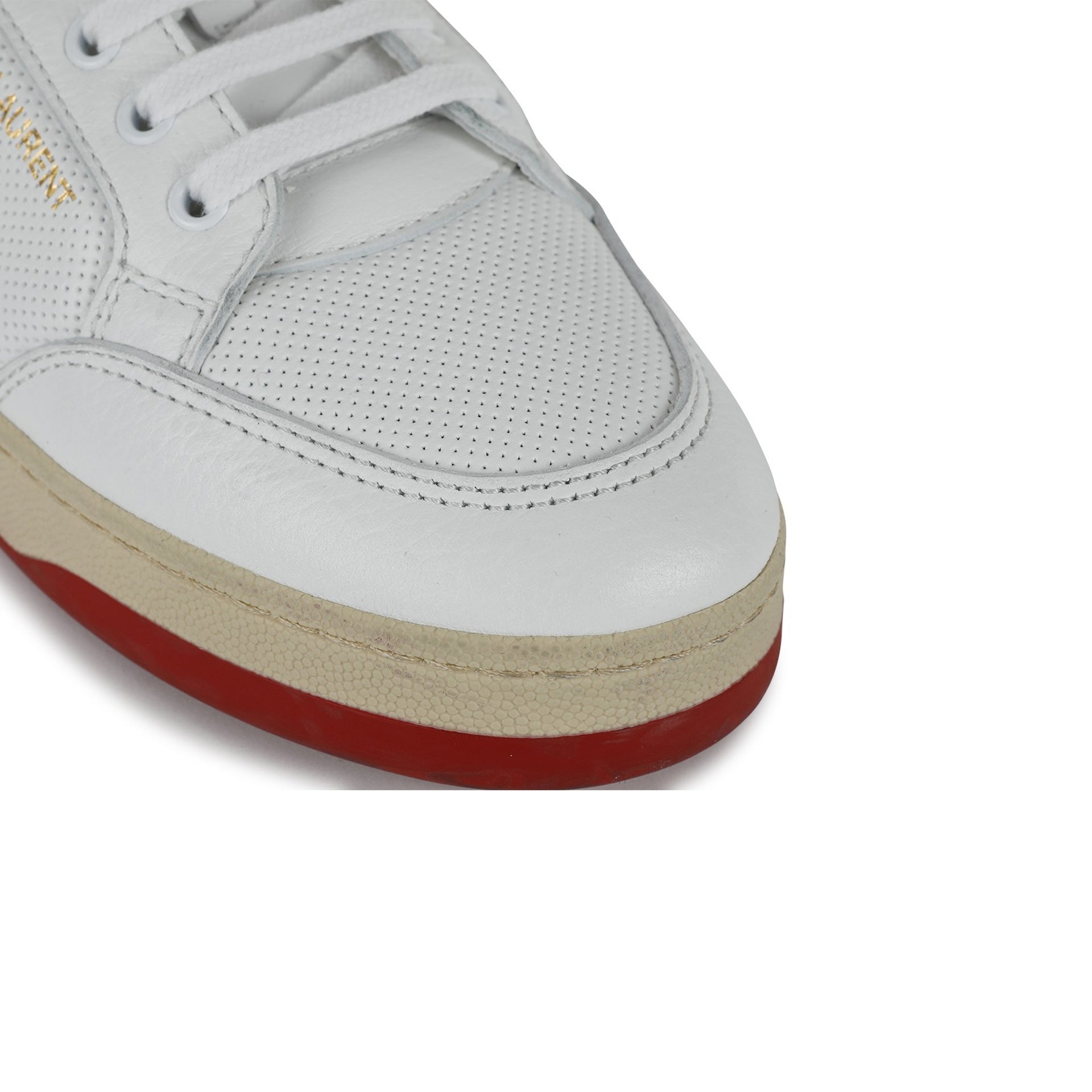 Baskets Saint Laurent Leather - White - Homme