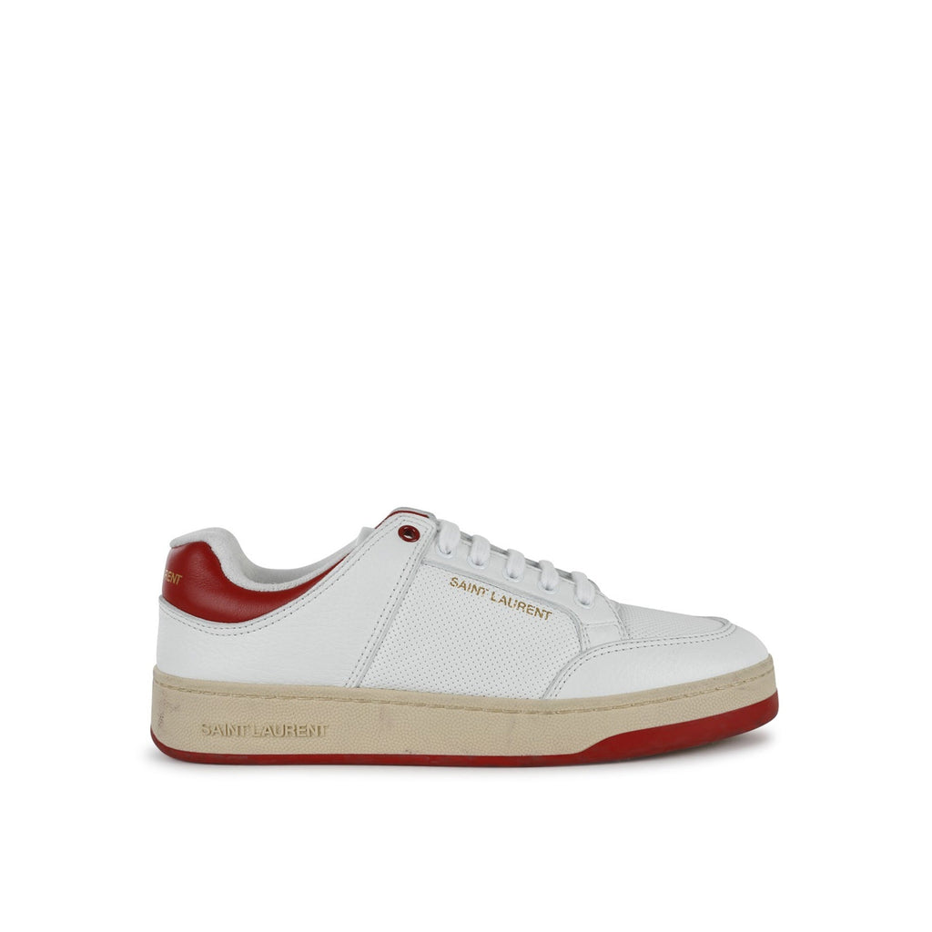 Baskets Saint Laurent Leather - White - Homme