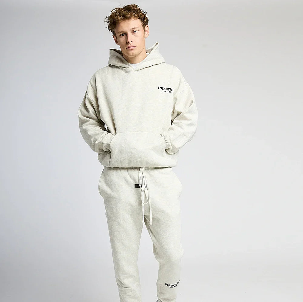 Hoodie Essentials Light Oatmeal - Beige - Mixte