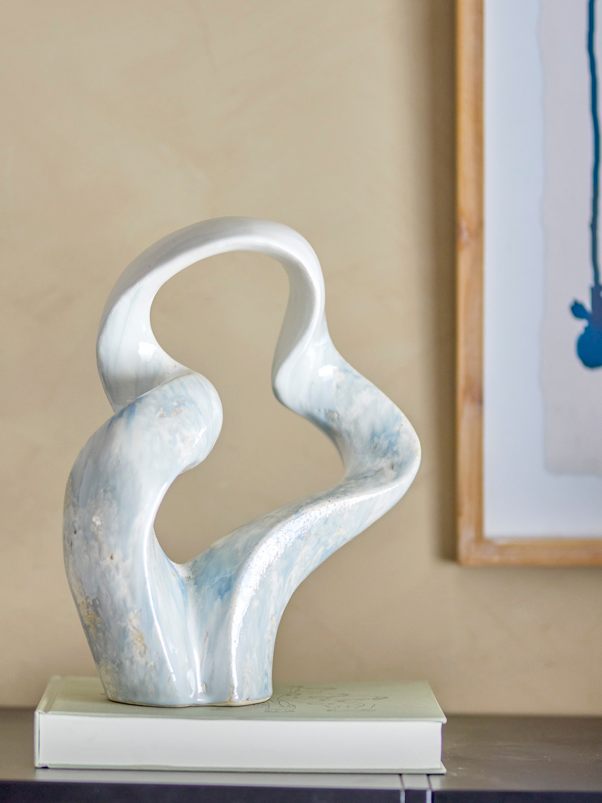 Rouyi - Objet Déco - Gris - Grès