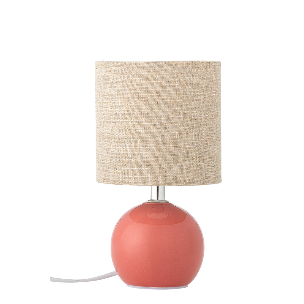 Valdis - Lampe À Poser - Rose Poudré - Grès