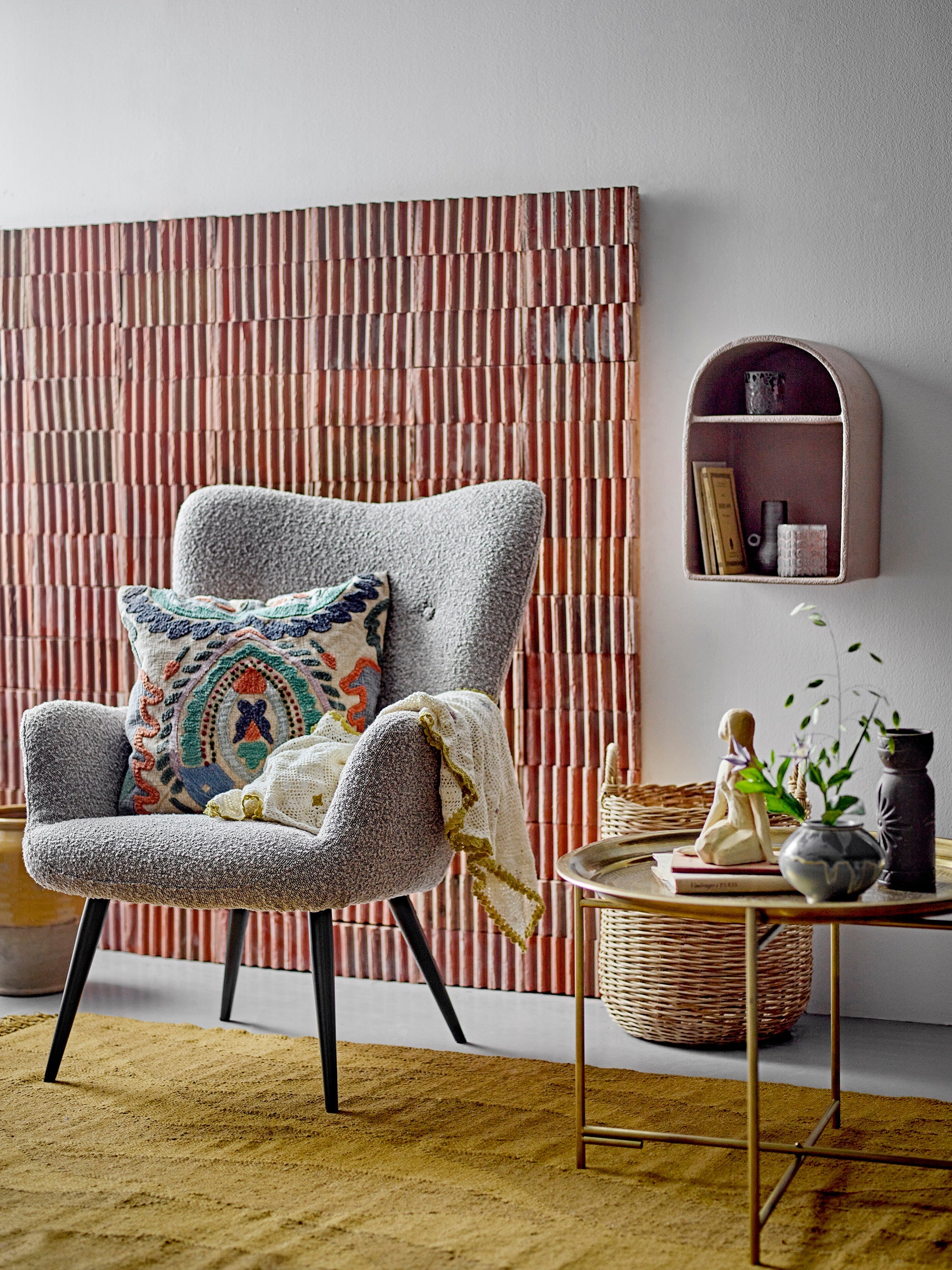 Zola - Tapis - Marron - Laine