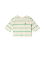 Top Fingal - Rayures Feuille De Menthe - Femme