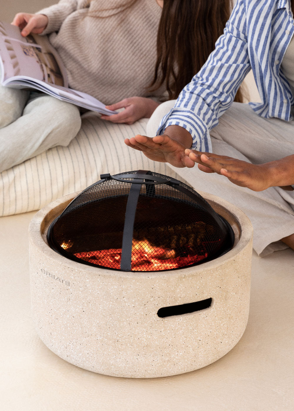 Fire Bowl Grill - Brasero D'Extérieur Avec Grill - Exclusive