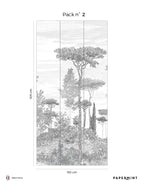 Fresque Forêt de pins - Forêt de pins - Grigio Umbro