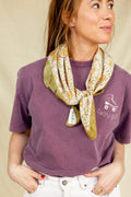 Foulard Lalavida "Marguerite" - Olive