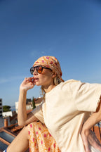 Foulard Lalavida "Marguerite" - Orange