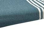 Fouta Xxl Rayée - Bleu Canard