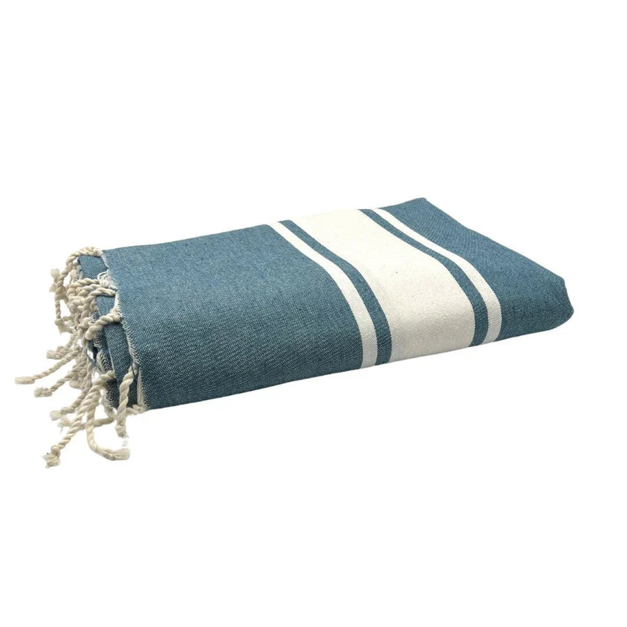 Fouta Xxl Classique - Bleu Canard
