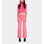 The Kooples - Pantalon En Velours - Rose - Femme