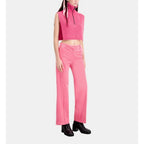 The Kooples - Pantalon En Velours - Rose - Femme