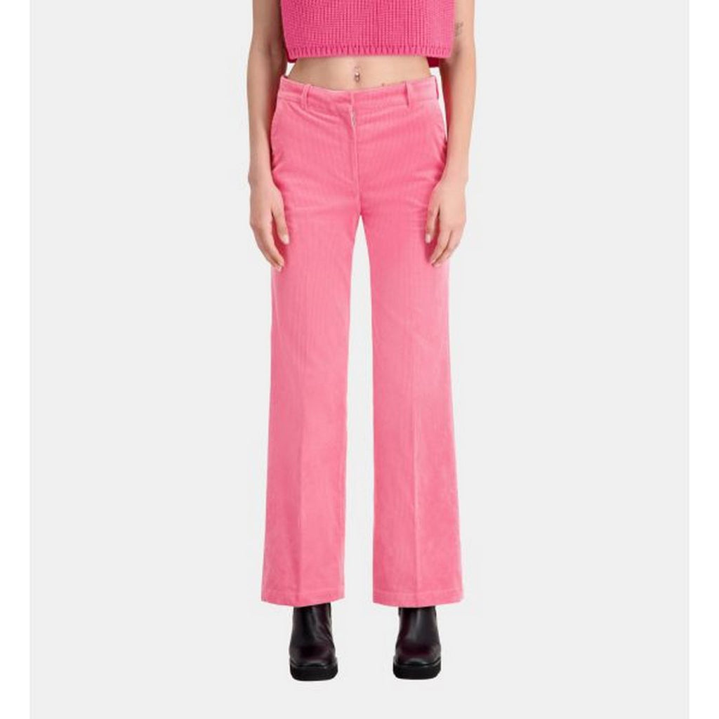The Kooples - Pantalon En Velours - Rose - Femme
