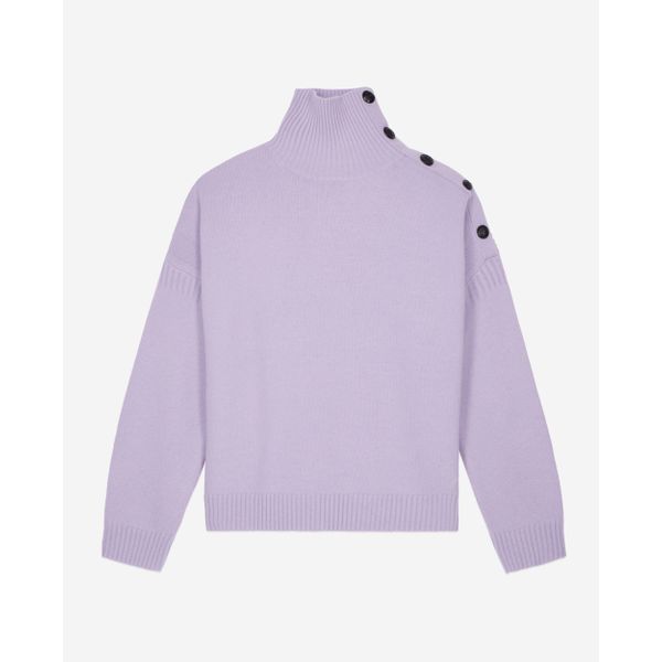 The Kooples - Pull Col Cheminee Et Patte Boutonnee