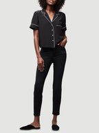 Pantalon Ali High Rise Cigarette - Noir