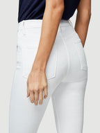 Pantalon Ali High Rise Cigarette - Blanc
