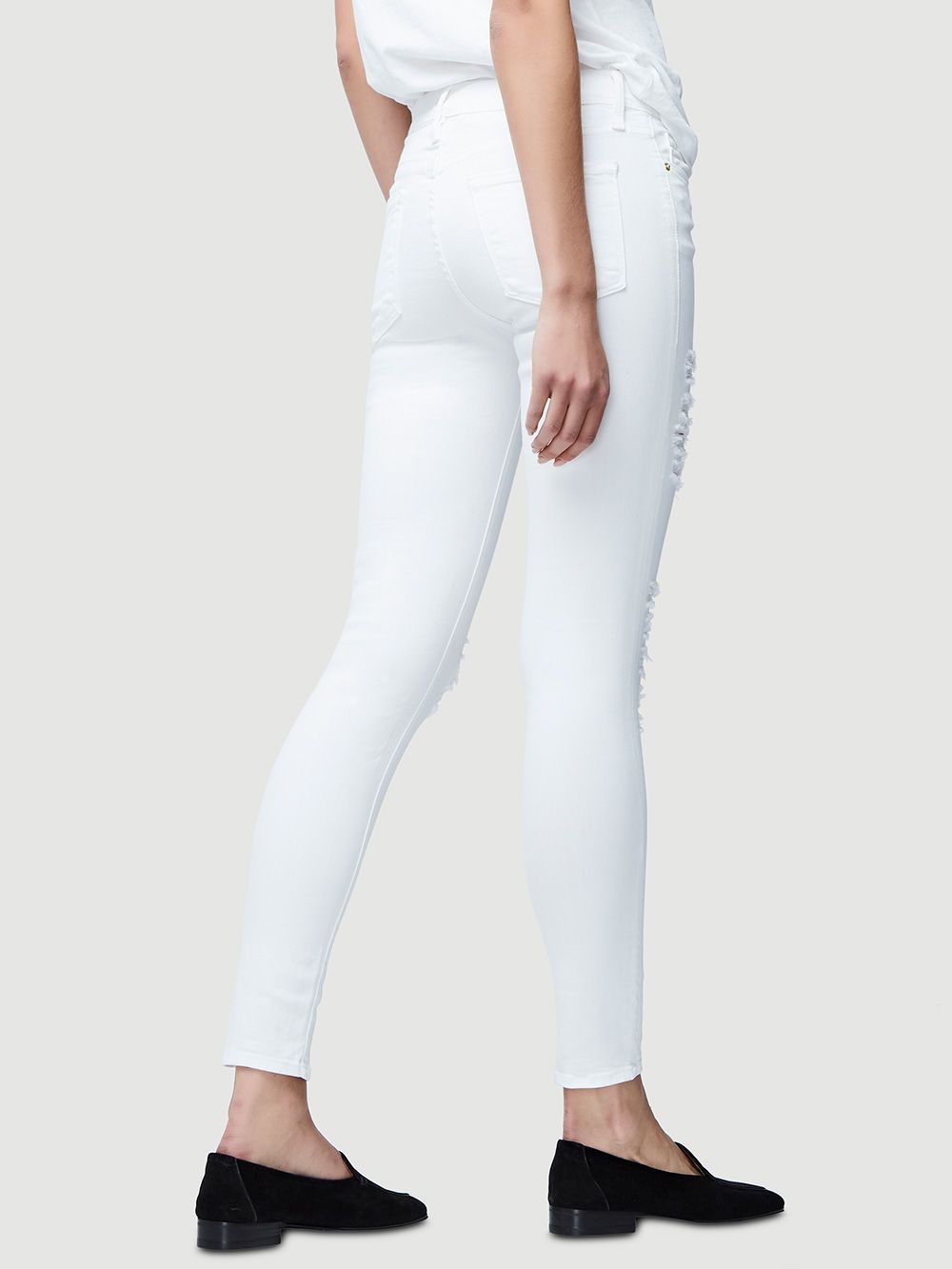Pantalon Le Color Ripped Jean - Blanc