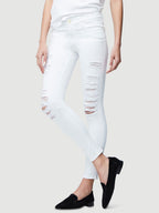 Pantalon Le Color Ripped Jean - Blanc