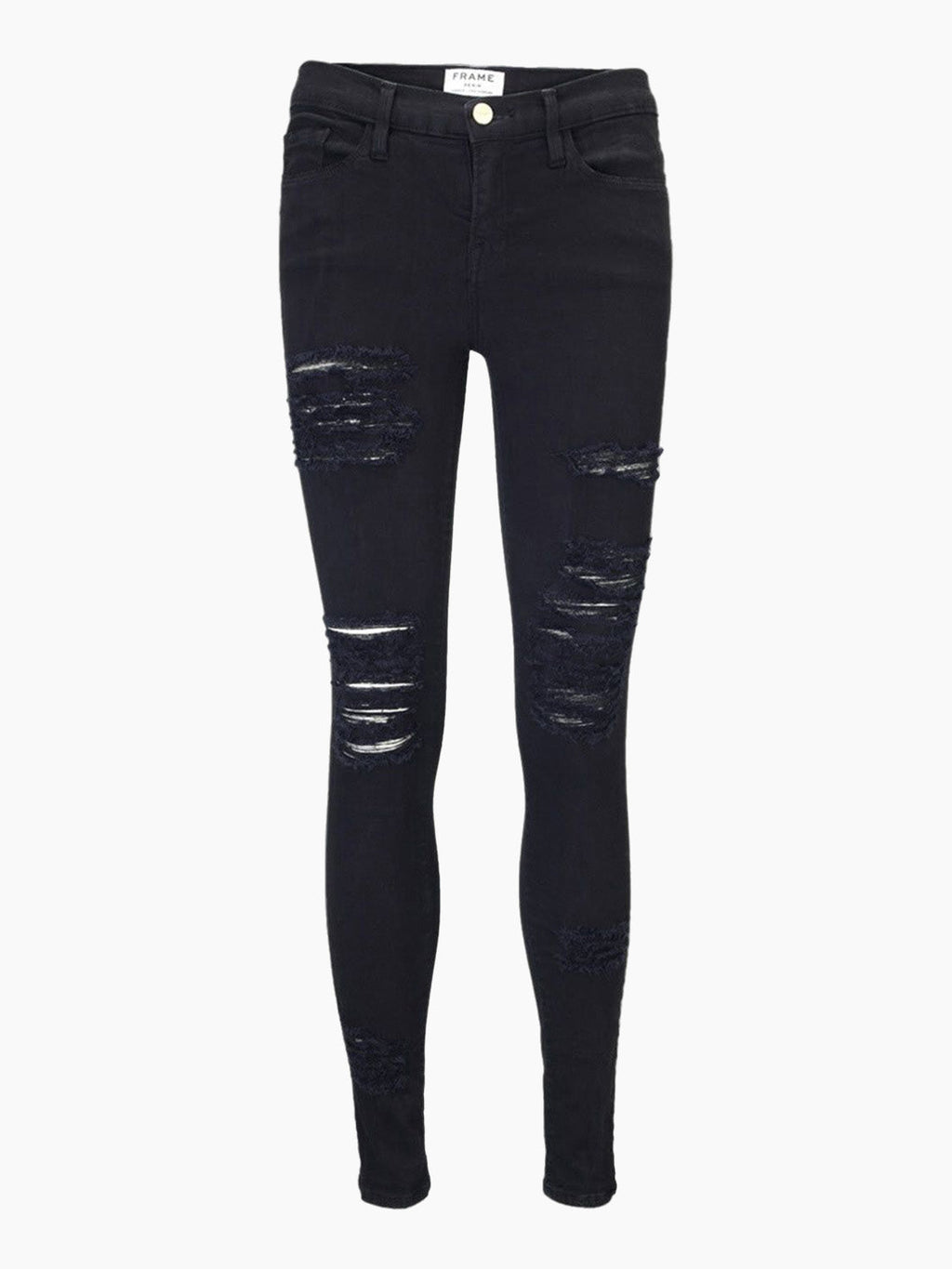 Pantalon Le Color Ripped Jean - Film Noir