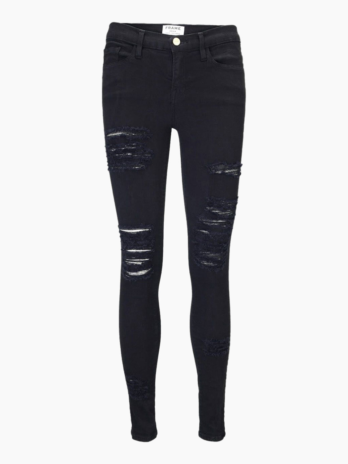 Pantalon Le Color Ripped Jean - Film Noir