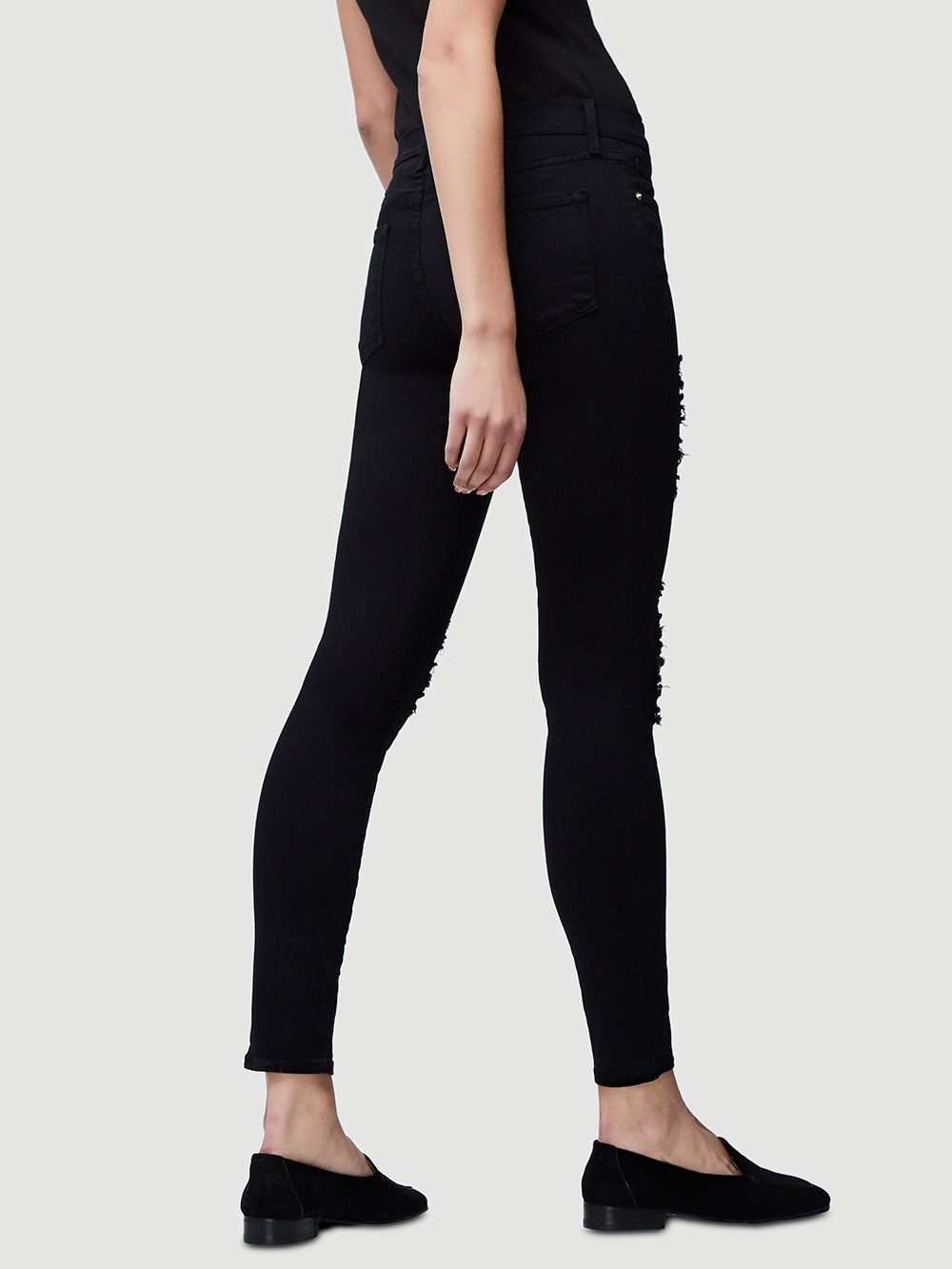 Pantalon Le Color Ripped Jean - Film Noir