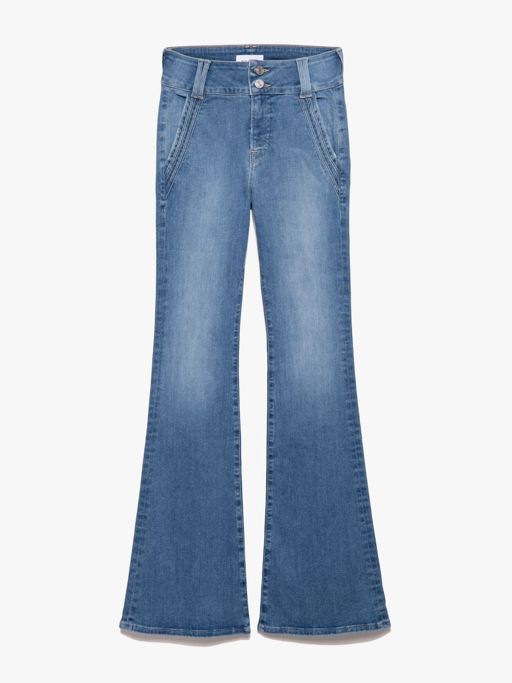 Pantalon Double Detail Flare - Chatwin