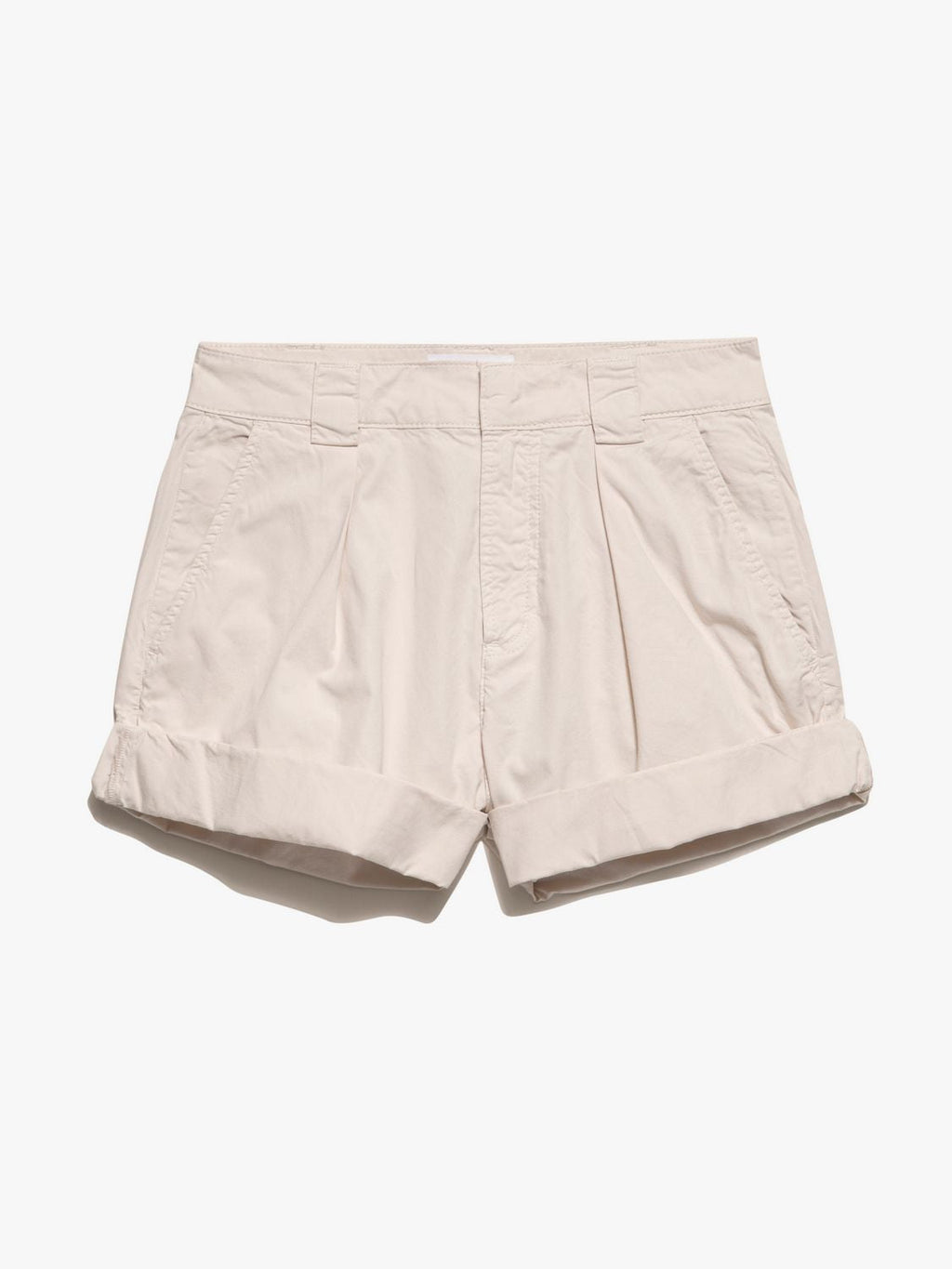 Short Fluid Twill Rolled - Flax