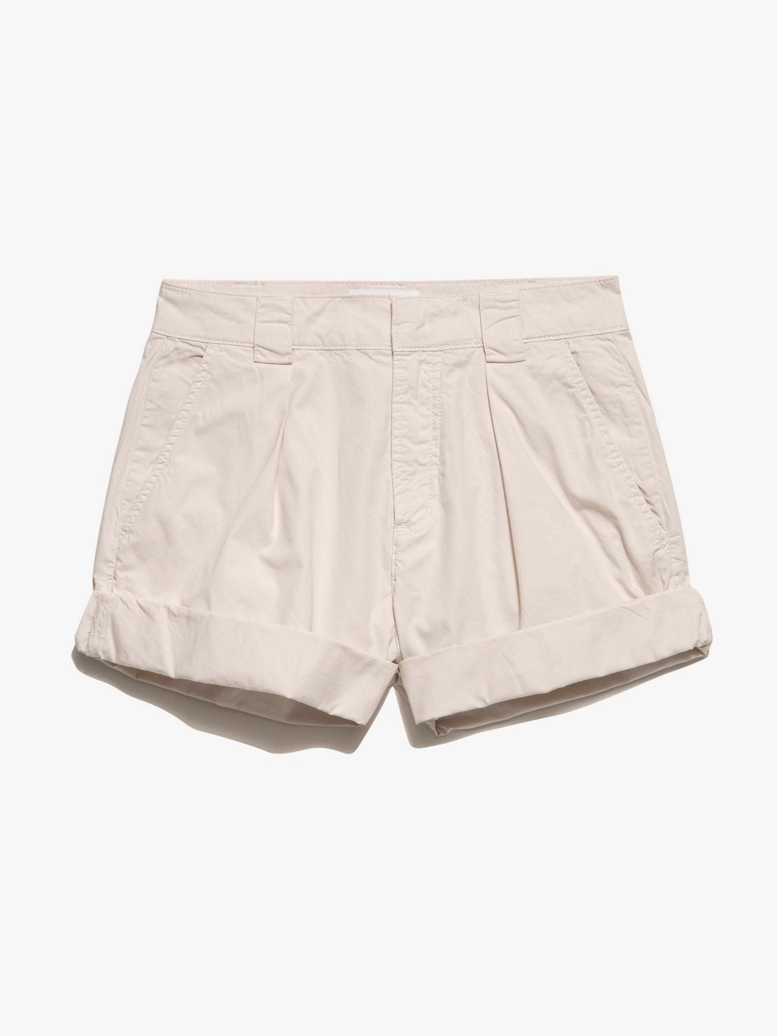 Short Fluid Twill Rolled - Flax