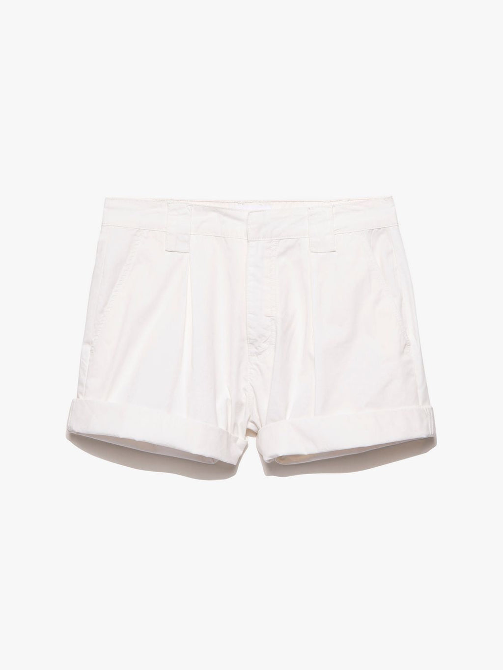 Short Fluid Twill Rolled - Off White