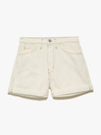 Short High Rise Cuffed - Ecru