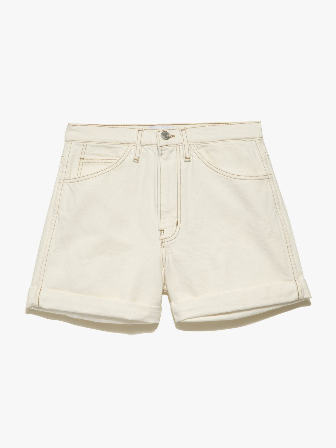 Short High Rise Cuffed - Ecru