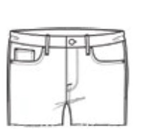 Pantalon Le Cutoff - Azure