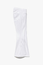 Pantalon Le Crop Flare Mini Slits - Blanc