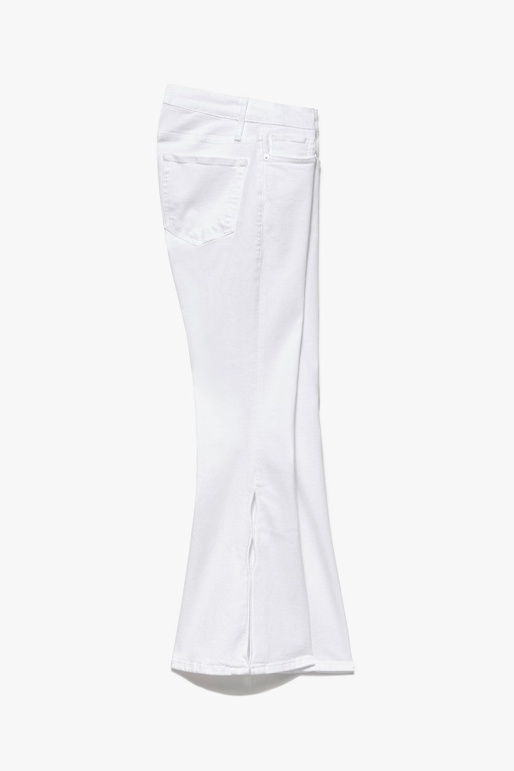 Pantalon Le Crop Flare Mini Slits - Blanc
