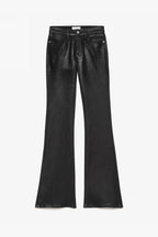 Pantalon Le High Flare - Noir Coated