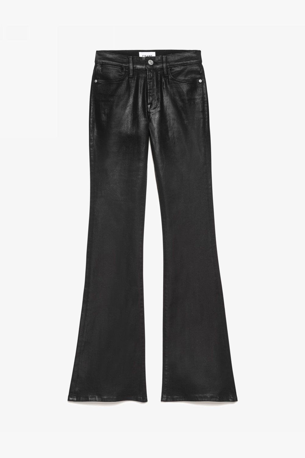 Pantalon Le High Flare - Noir Coated