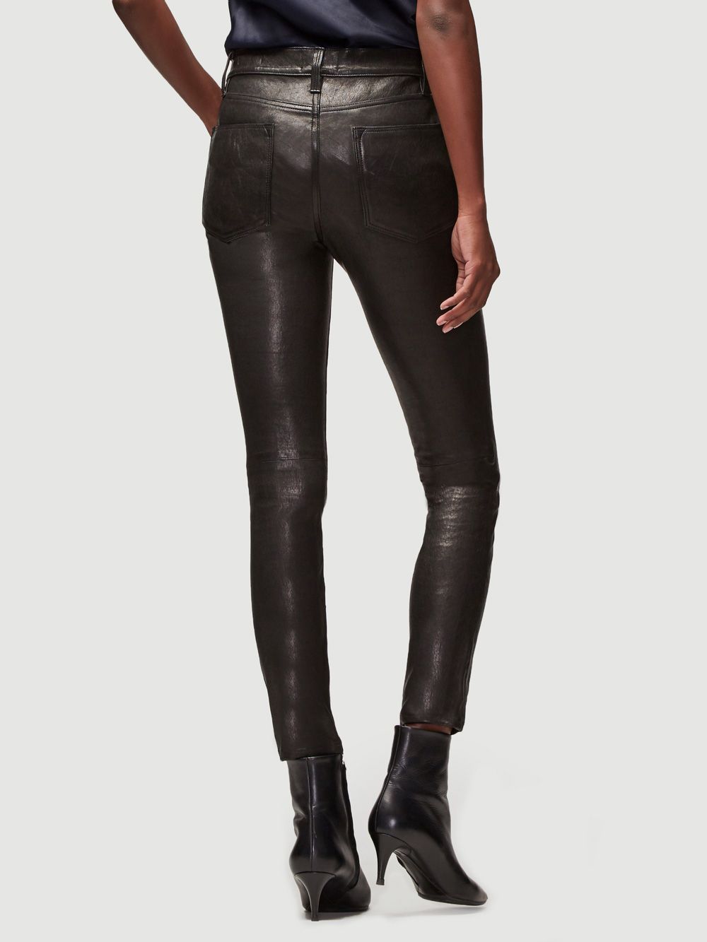 Pantalon Le High Skinny - Washed Black