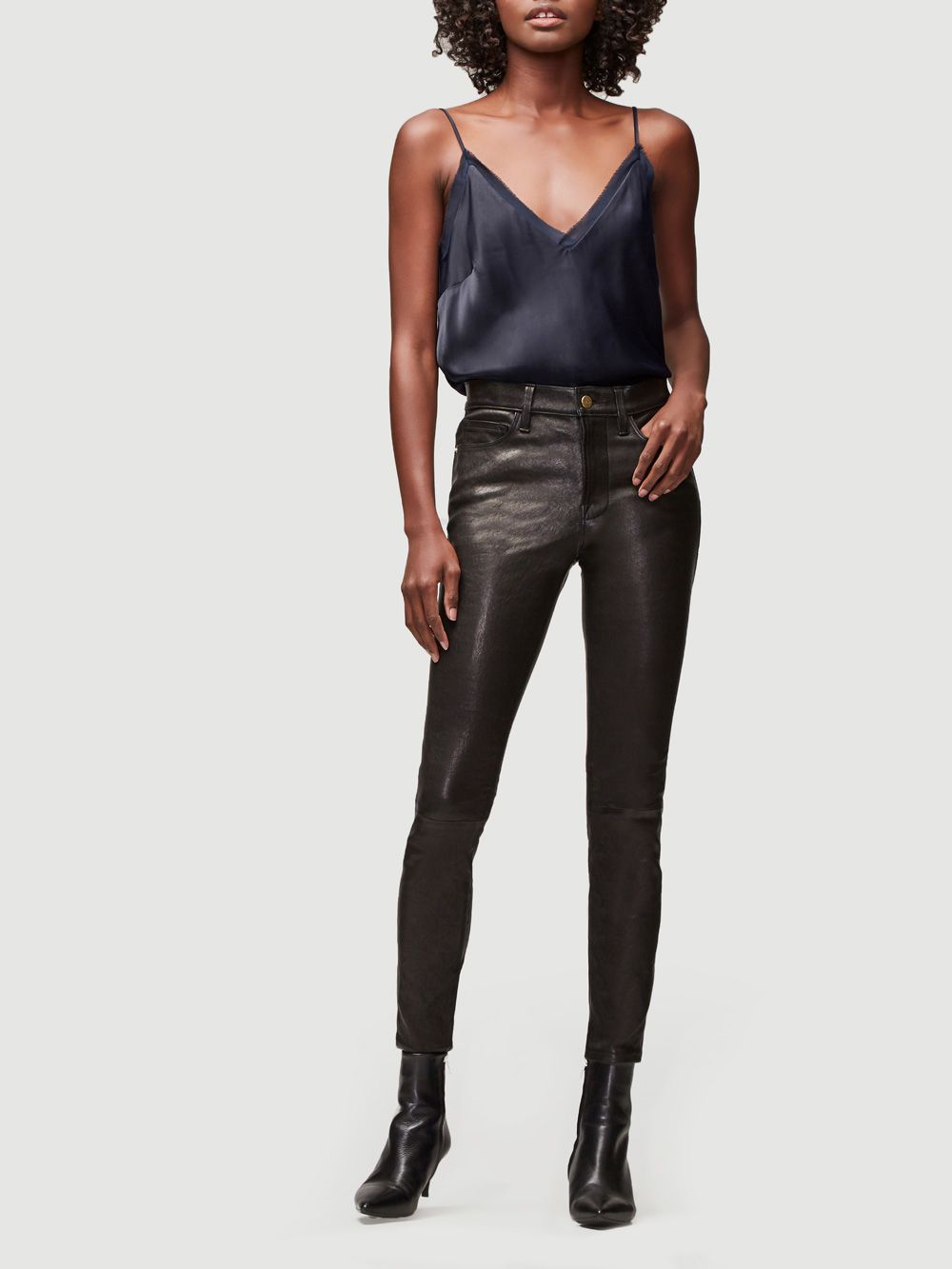 Pantalon Le High Skinny - Washed Black