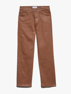Pantalon Le High Straight Coated - Latte