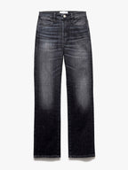 Pantalon Le High Straight Degradable - Black Oak