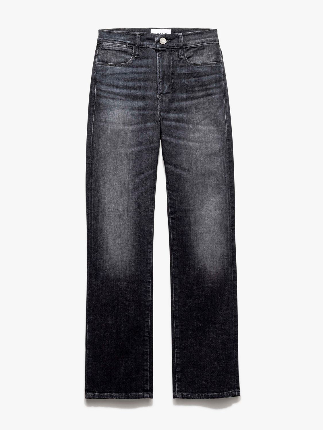 Pantalon Le High Straight Degradable - Black Oak