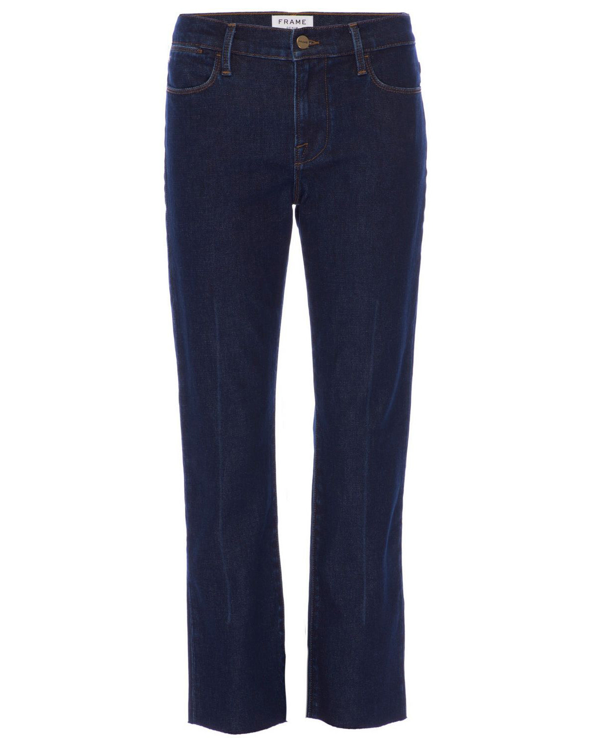 Pantalon Le High Straight Raw Edge - Bronx