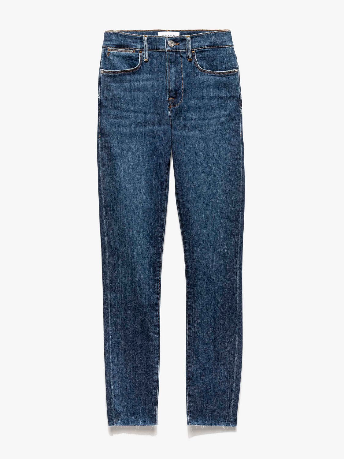 Pantalon Le High Straight Raw Edge - Keynote