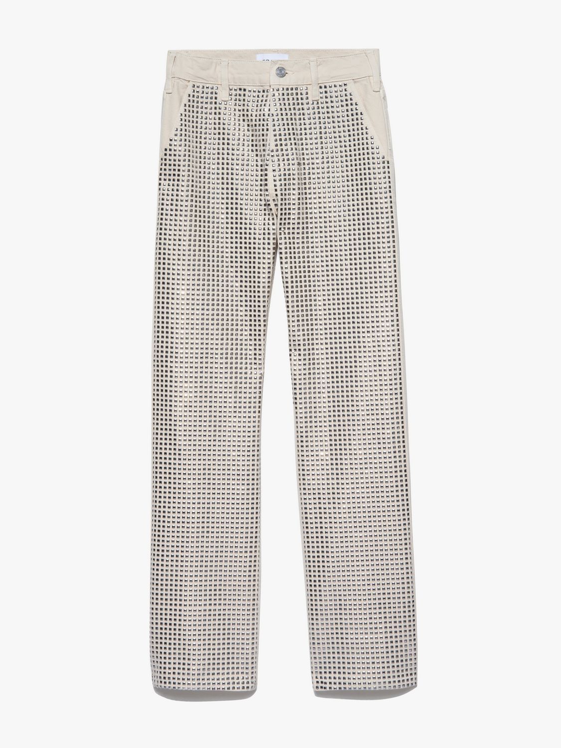 Pantalon Le Jane Studded - Studded Ivory