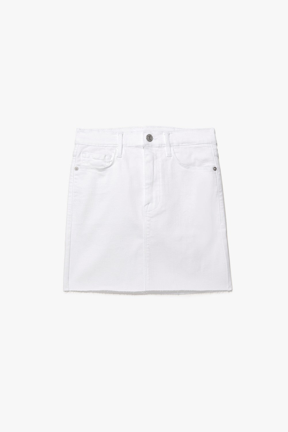 Jupe Le One Mini Raw After - Blanc